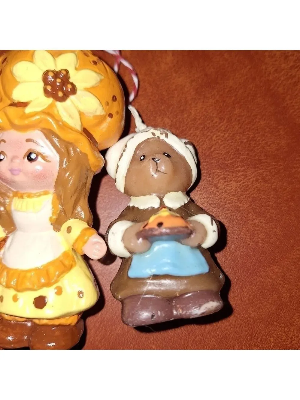 Holiday Ornaments Lot Bee Mouse Doll Small